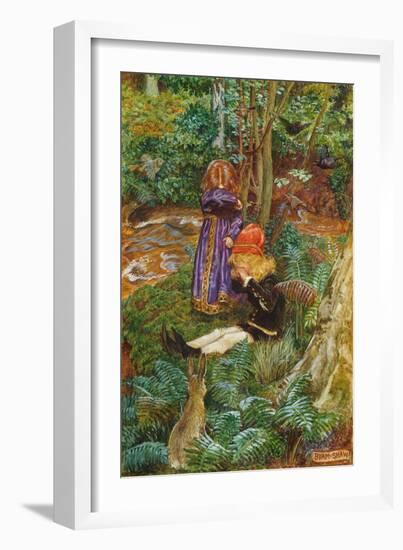 They Sat Down and Cried-John Byam Shaw-Framed Giclee Print