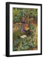 They Sat Down and Cried-John Byam Liston Shaw-Framed Giclee Print