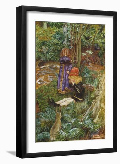 They Sat Down and Cried-John Byam Liston Shaw-Framed Giclee Print