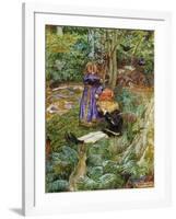 They Sat Down and Cried-John Byam Shaw-Framed Giclee Print