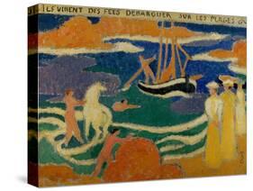 They Saw Fairies Landing on the Beaches-Maurice Denis-Stretched Canvas