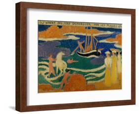 They Saw Fairies Landing on the Beaches-Maurice Denis-Framed Giclee Print
