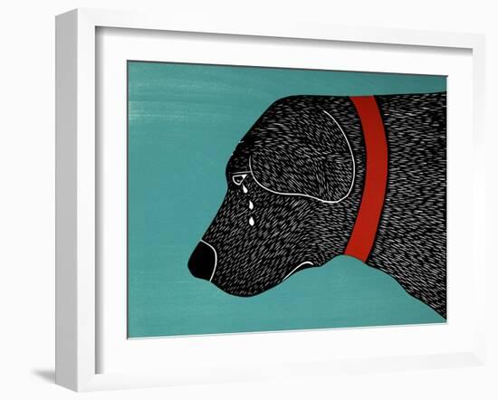 They Sense When You Go Away Black-Stephen Huneck-Framed Giclee Print