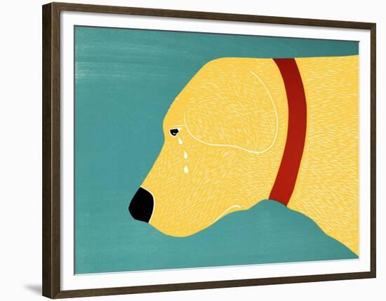They Sense When You Go Away Yellow-Stephen Huneck-Framed Premium Giclee Print