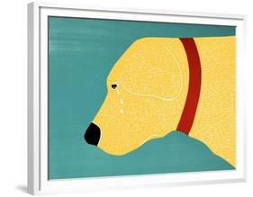 They Sense When You Go Away Yellow-Stephen Huneck-Framed Premium Giclee Print