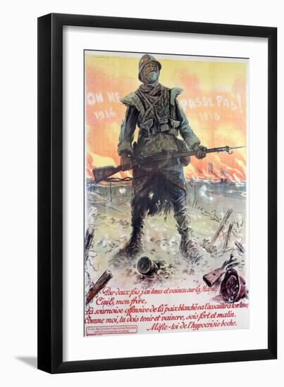 They Shall Not Pass! 1914-1918, 1918-Maurice Neumont-Framed Giclee Print