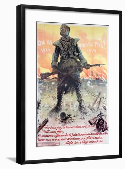 They Shall Not Pass! 1914-1918, 1918-Maurice Neumont-Framed Giclee Print