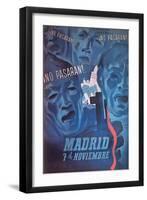 They Shall Not Pass Madrid, Nov 7-J. Briones-Framed Art Print