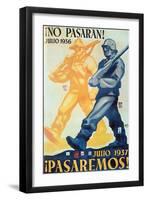 They Shall Not Pass!-Puyol-Framed Art Print