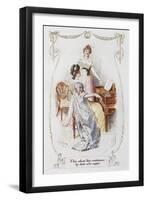 They Solaced Their Wretchedness by Duets After Supper'. Illustration To 'Pride and Prejudice'-Charles Edmund Brock-Framed Giclee Print