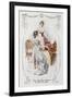 They Solaced Their Wretchedness by Duets After Supper'. Illustration To 'Pride and Prejudice'-Charles Edmund Brock-Framed Giclee Print