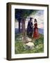 They Took a Sad Farewell of Each Other, 1746-AS Forrest-Framed Giclee Print