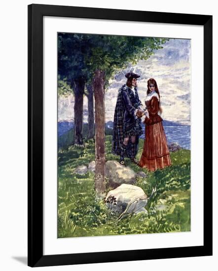 They Took a Sad Farewell of Each Other, 1746-AS Forrest-Framed Giclee Print