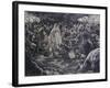 They Went Backward and Fell to the Ground-James Tissot-Framed Giclee Print