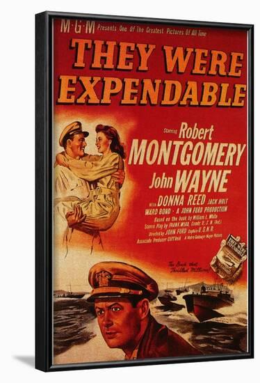 They Were Expendable, 1945-null-Framed Art Print