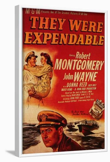 They Were Expendable, 1945-null-Framed Art Print