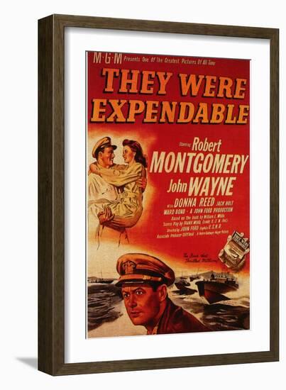 They Were Expendable, 1945-null-Framed Art Print