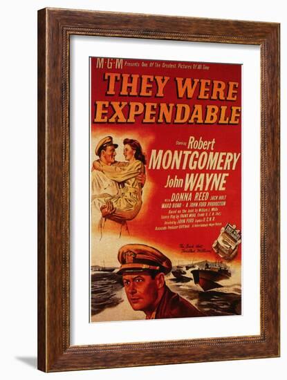 They Were Expendable, 1945-null-Framed Art Print