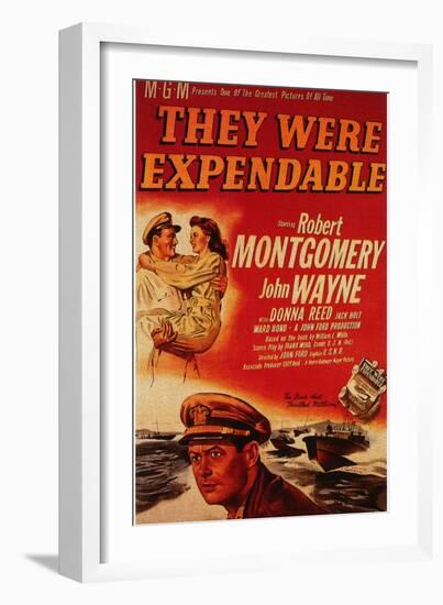 They Were Expendable, 1945-null-Framed Art Print