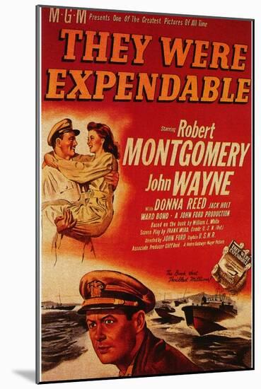 They Were Expendable, 1945-null-Mounted Art Print