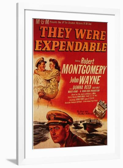 They Were Expendable, 1945-null-Framed Art Print