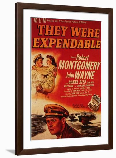 They Were Expendable, 1945-null-Framed Art Print