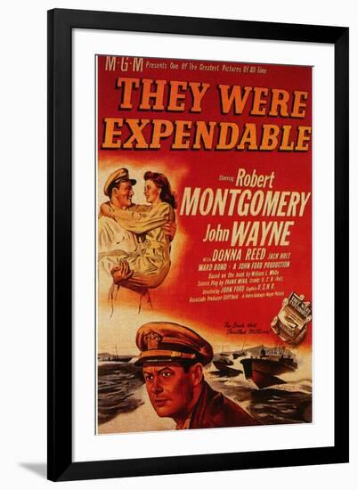 They Were Expendable, 1945-null-Framed Art Print