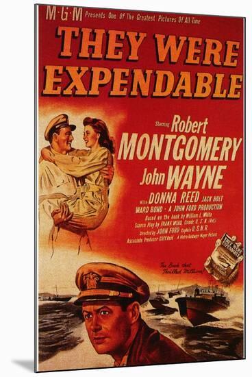 They Were Expendable, 1945-null-Mounted Art Print