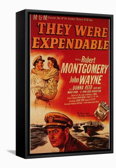 They Were Expendable, 1945-null-Framed Stretched Canvas
