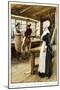 They Were Not Aware of Her Presence-Gordon Frederick Browne-Mounted Giclee Print