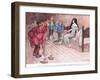 They Were Very Friendly However-Warwick Goble-Framed Giclee Print