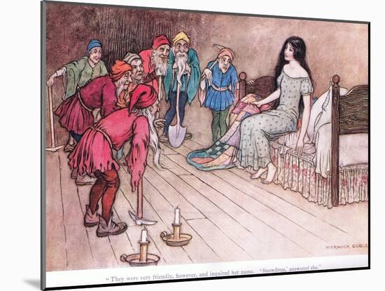 They Were Very Friendly However-Warwick Goble-Mounted Giclee Print