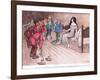 They Were Very Friendly However-Warwick Goble-Framed Giclee Print