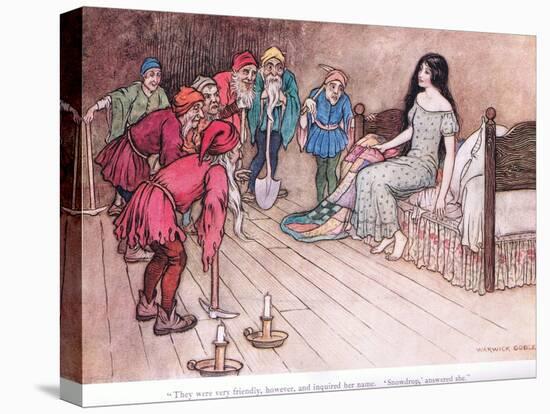 They Were Very Friendly However-Warwick Goble-Stretched Canvas