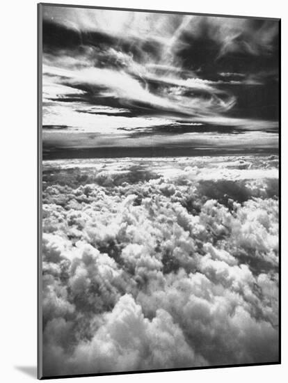 Thick, Dark Clouds Standing Still in the Sky-Fritz Goro-Mounted Photographic Print