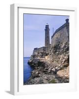 Thick Stone Walls, El Morro Fortress, La Havana, Cuba-Greg Johnston-Framed Photographic Print