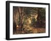 Thicket of Roe Deer at the Stream of Plaisir Fontaine-Gustave Courbet-Framed Art Print