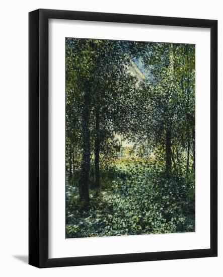 Thicket: the House of Argenteuil; Les Broussailles: La Maison D'Argenteuil, 1876-Claude Monet-Framed Giclee Print