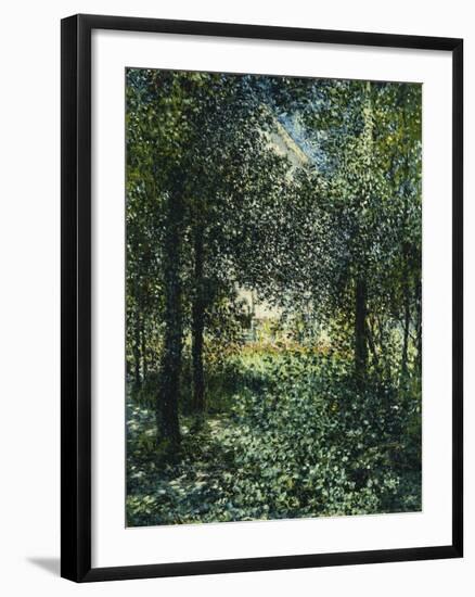 Thicket: The House of Argenteuil-Claude Monet-Framed Giclee Print