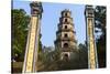 Thien Mu Pagoda, Built in 1844, on the Bank of Perfume River, Group of Hue Monuments-Nathalie Cuvelier-Stretched Canvas