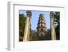 Thien Mu Pagoda, Built in 1844, on the Bank of Perfume River, Group of Hue Monuments-Nathalie Cuvelier-Framed Photographic Print