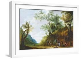 Thieves Attacking a Carriage-Peeter Snayers-Framed Giclee Print