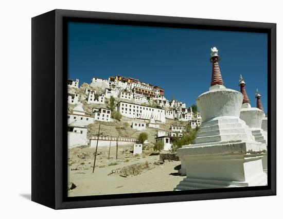 Thiksey Monastery, Thiksey, Ladakh, India-Anthony Asael-Framed Stretched Canvas