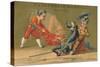 Thildren as a Picador and a Matador, C.1910S-null-Stretched Canvas