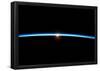 Thin Blue Line of Earth Atmosphere Poster-null-Framed Poster