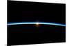 Thin Blue Line of Earth Atmosphere-null-Mounted Photo