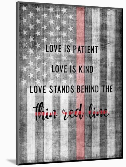 Thin Red Line-Natalie Carpentieri-Mounted Art Print