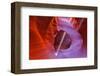 Thin Sunray Antelope Canyon-null-Framed Art Print