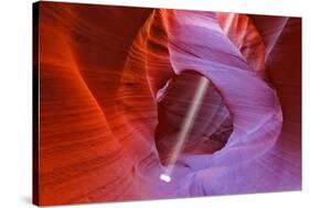 Thin Sunray Antelope Canyon-null-Stretched Canvas