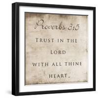 Thine Heart-Jace Grey-Framed Art Print